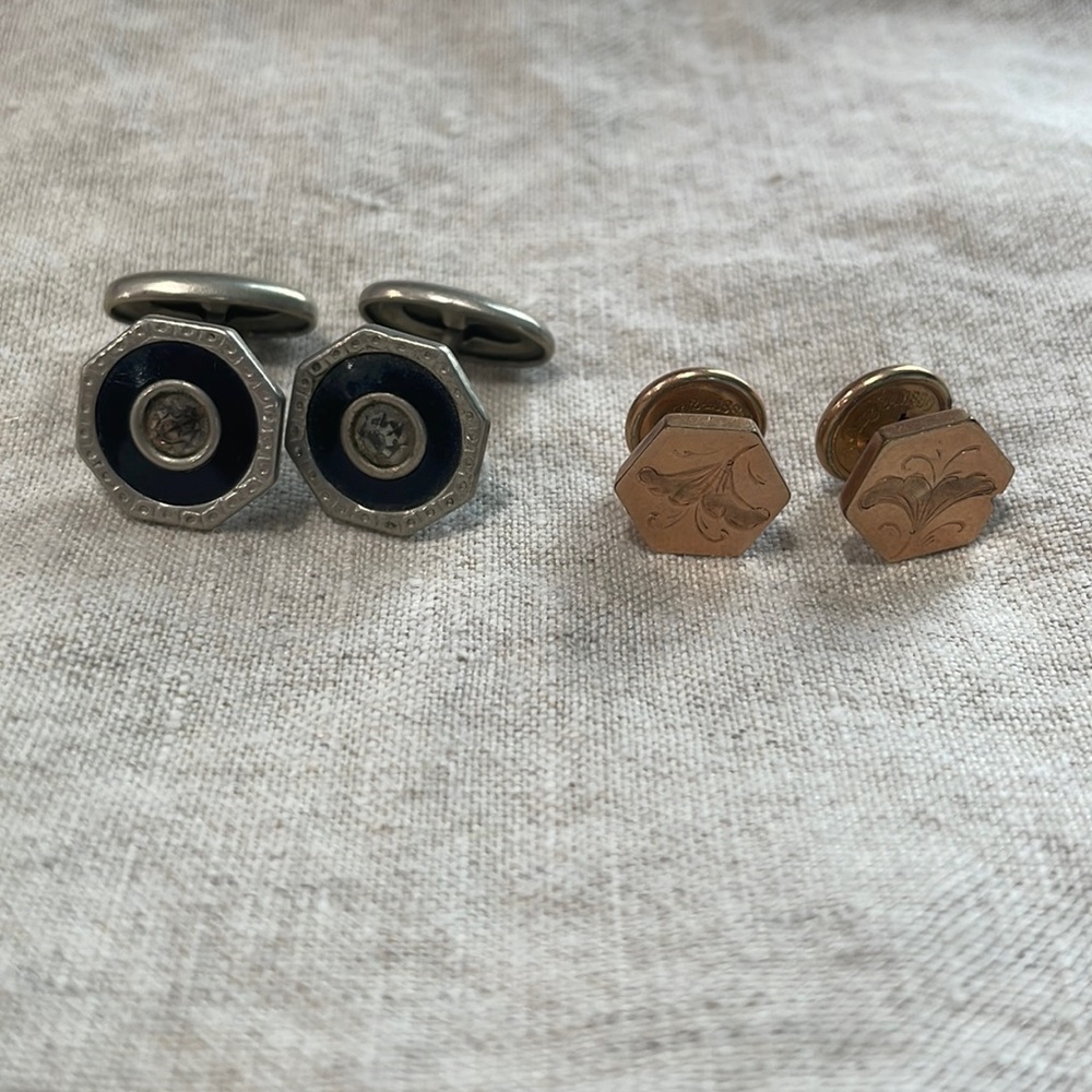 Two Pair Cuff Links - image 1
